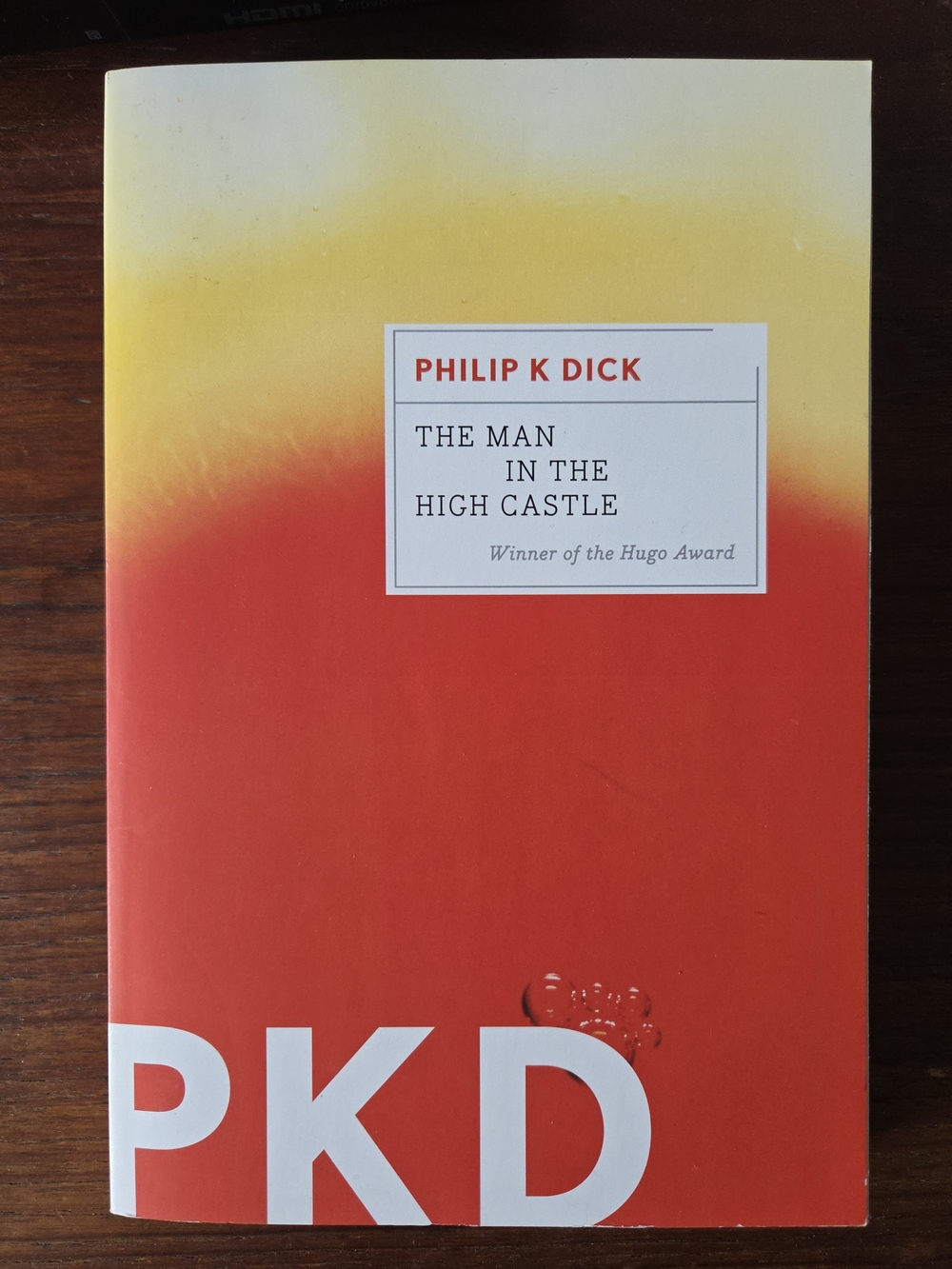 Philip K. Dick — The Man in the High Castle (Red & Yellow Cover)